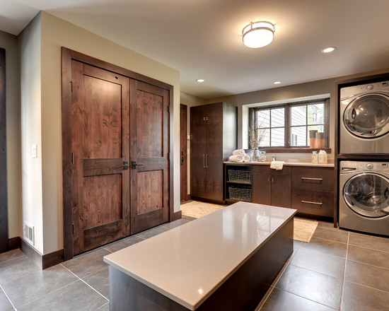 transitional-laundry-room