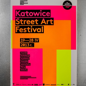 Katowice Street Art Festival – silkscreen poster series