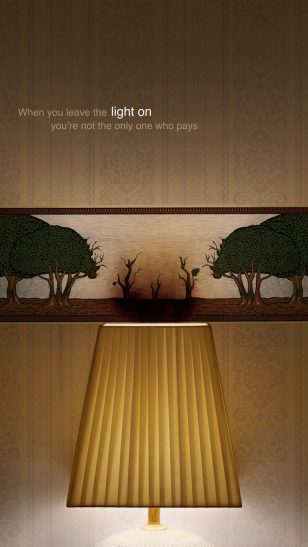 WWF：When you leave the light on - 开着灯，你并不是唯一为此付出代价的人。