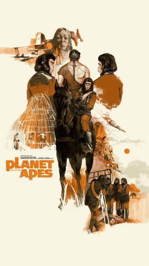 Planet of the Apes by Marc Aspinall - 《决战猩球》电影海报