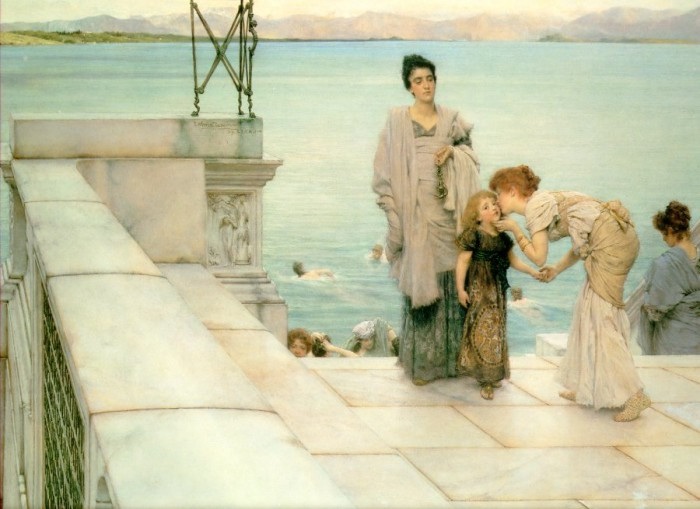 .英国《A Kiss》阿尔玛·塔德玛 Lawrence Alma-Tadema